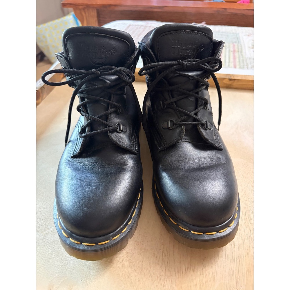 Vintage Dr. Martens Made in England 7734 Black Boots UK 7 US Men 8 lug Soles